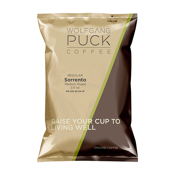 Wolfgang Puck Coffee Sorrento 2.0 oz Fraction Packs, PK18 PK 010628